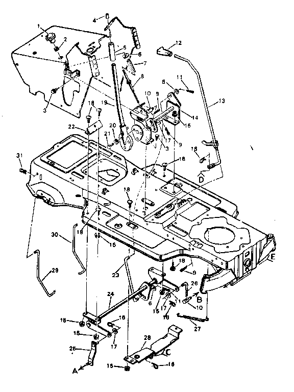 Craftsman 502254260 suspension system diagram