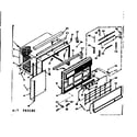 Kenmore 10665180 cabinet parts diagram