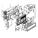 Kenmore 10665211 cabinet parts diagram