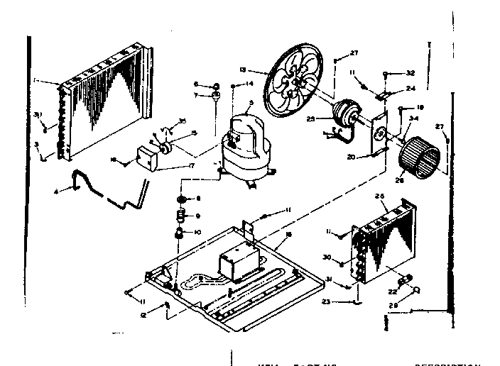Kenmore 10665621 unit parts diagram