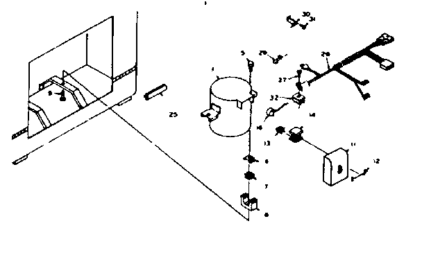 Kenmore 198615420 unit parts diagram