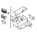 Kenmore 198615620 cabinet parts diagram