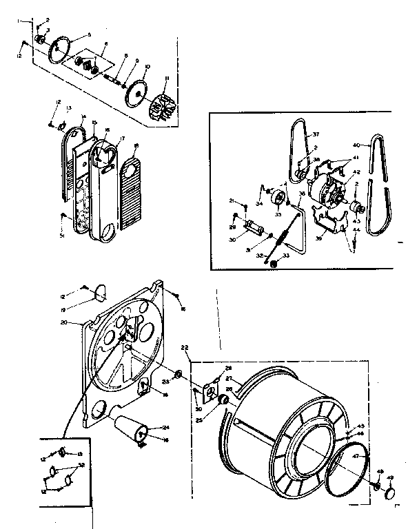 Kenmore 1106217502 bulkhead assembly diagram