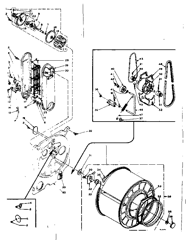 Kenmore 1106208400 bulkhead assembly diagram