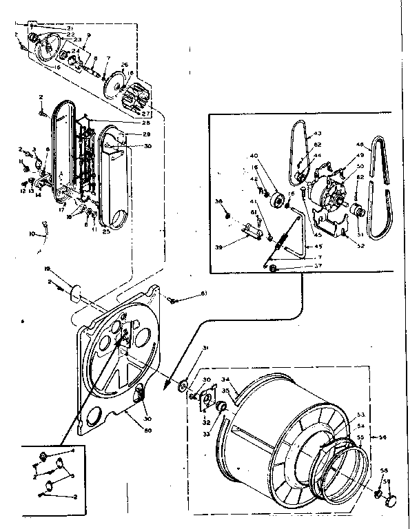 Kenmore 1106218440 bulkhead assembly diagram