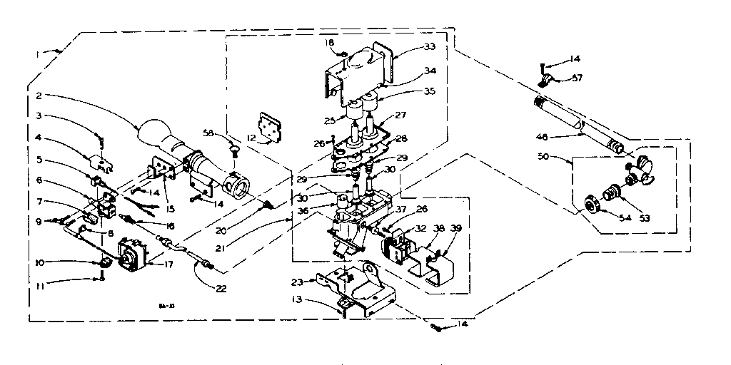 Kenmore 1106117252 white rodgers burner assembly diagram