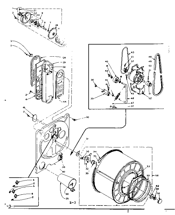 Kenmore 1106207500 bulkhead assembly diagram
