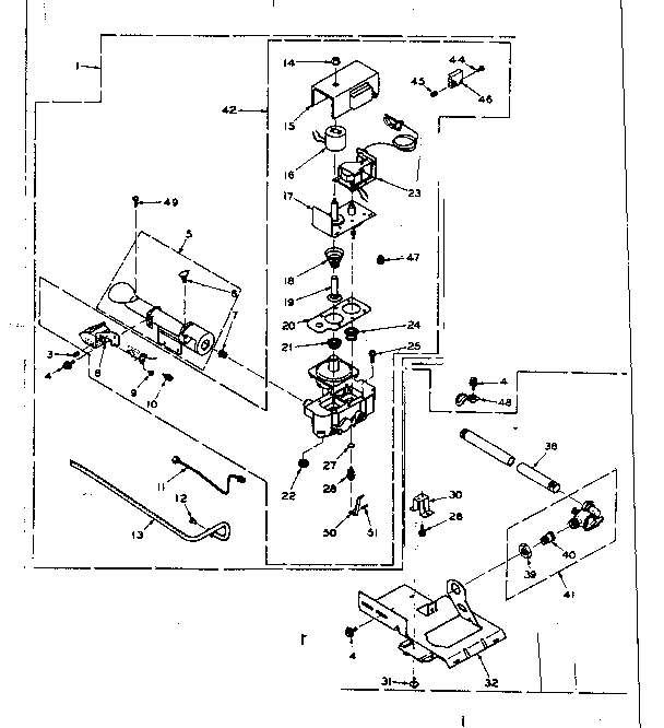Kenmore 1106207433 white rodgers burner assembly diagram