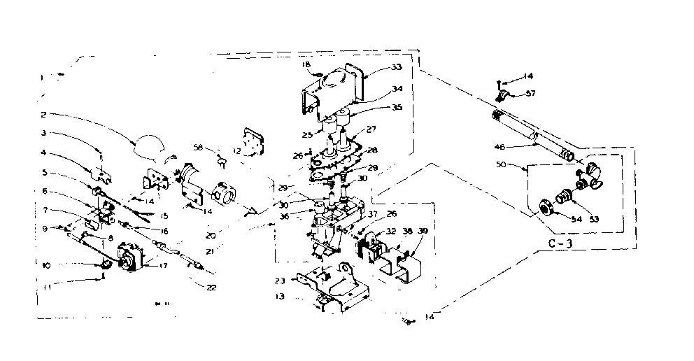 Kenmore 1106207704 white rodgers burner assembly diagram