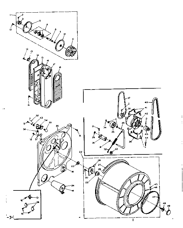 Kenmore 1106207703 bulkhead assembly diagram