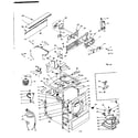 Kenmore 1106207701 machine sub-assembly diagram