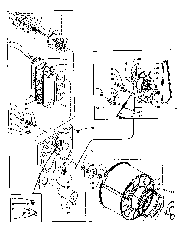 Kenmore 1106117721 bulkhead assembly diagram