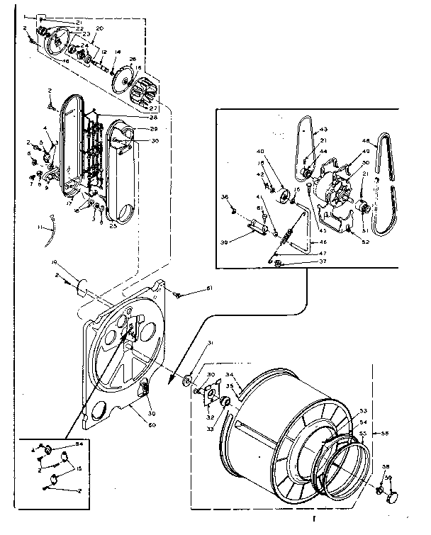 Kenmore 1106118202 bulkhead assembly diagram