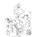 Kenmore 1106117202 machine sub-assembly diagram