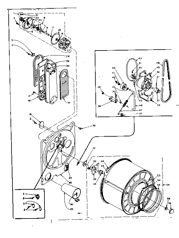 Kenmore 1106117511 bulkhead assembly diagram