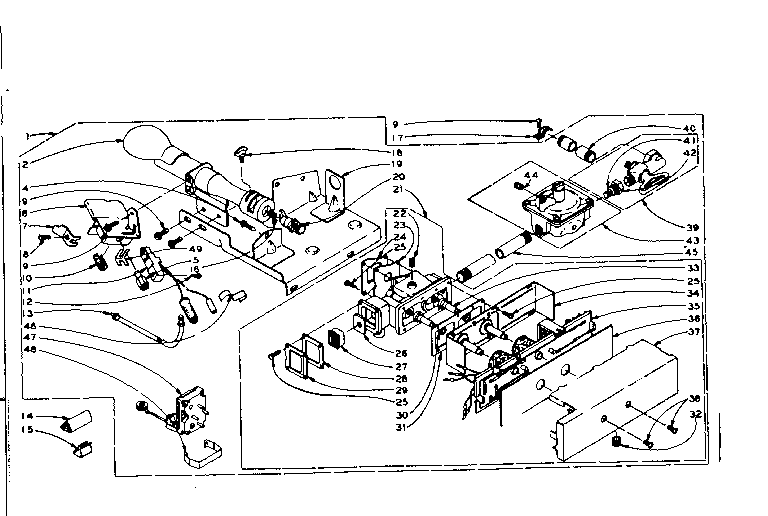 Kenmore 1106117511 dole burner assembly diagram