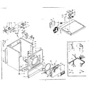 Kenmore 1106117245 machine sub-assembly diagram