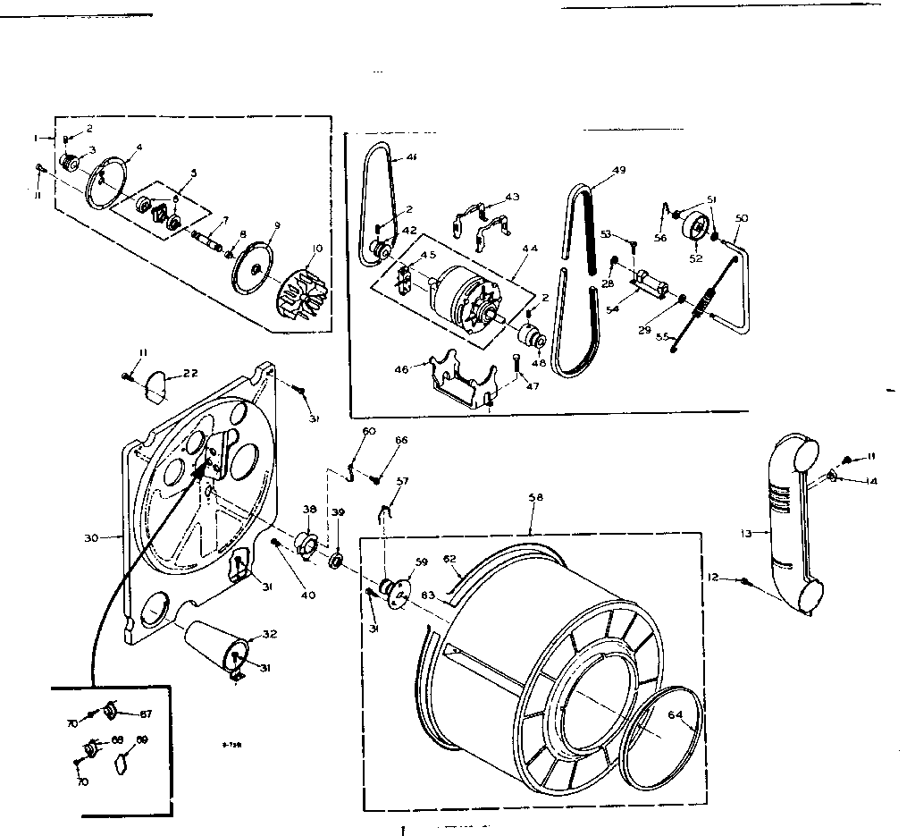 Kenmore 1106117245 bulkhead assembly diagram