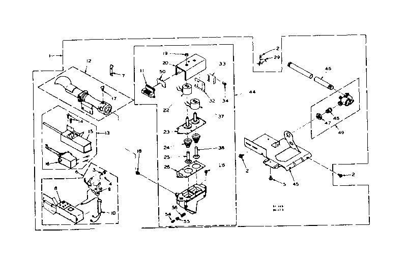 Kenmore 1106117245 burner assembly diagram