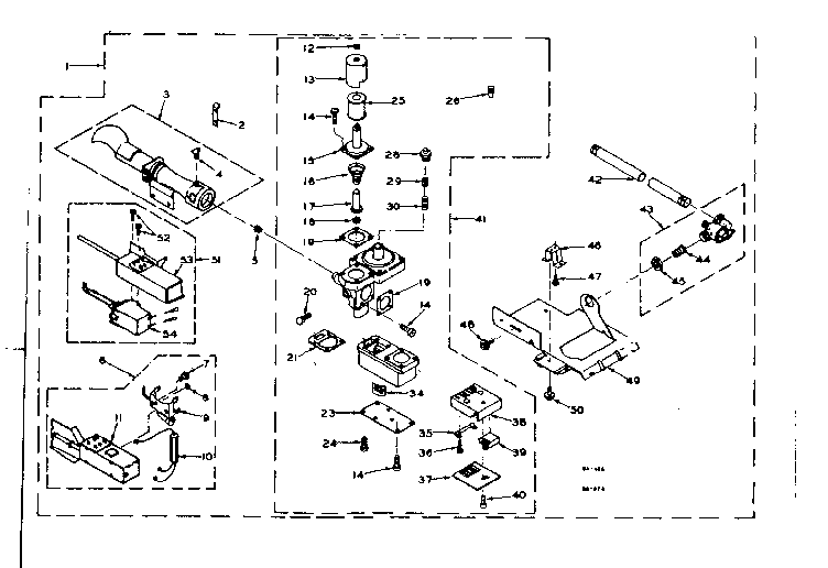 Kenmore 1106117245 burner assembly diagram