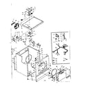 Kenmore 1106117250 machine sub-assembly diagram