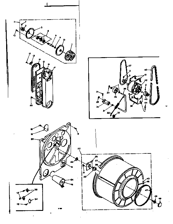 Kenmore 1106117240 bulkhead assembly diagram