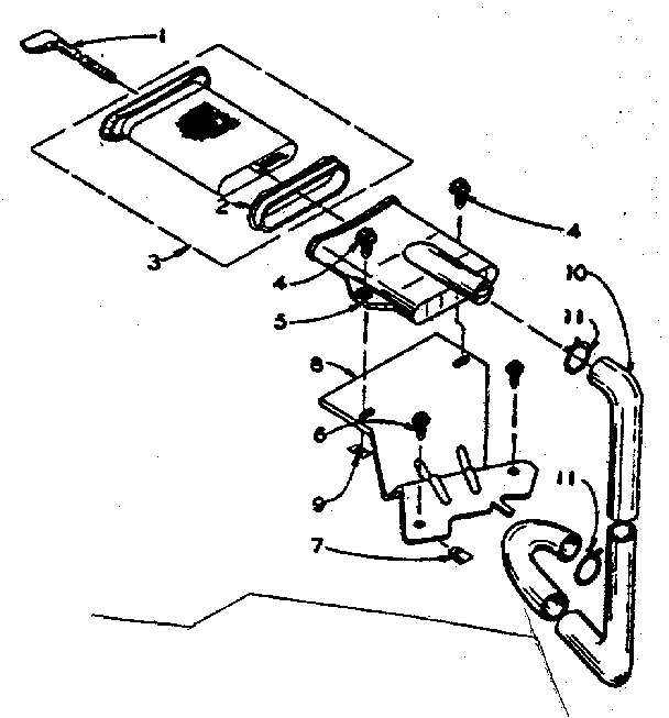 Kenmore 1106204500 filter assembly diagram
