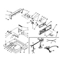 Kenmore 1106205500 top and console assembly diagram