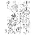 Kenmore 1106114862 machine sub assembly diagram