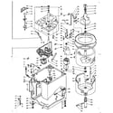 Kenmore 1106114813 macnine sub-assembly diagram