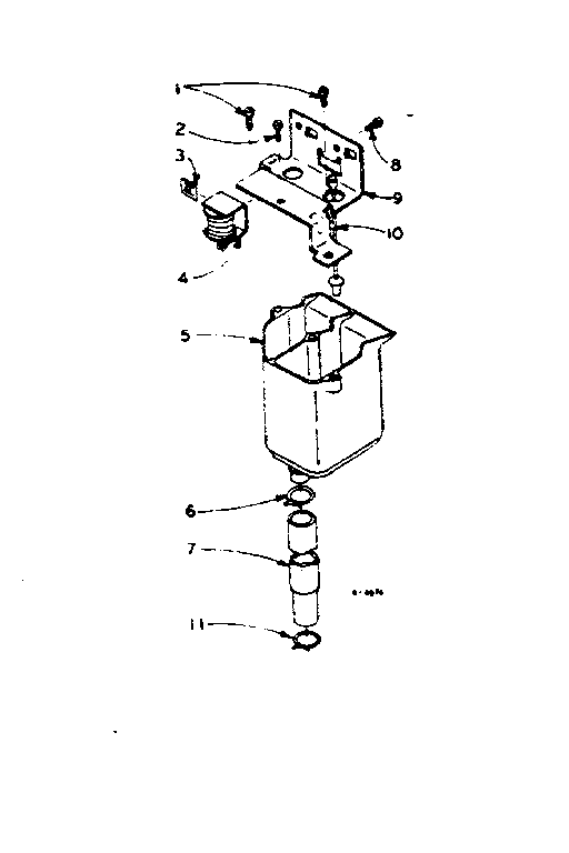Kenmore 1106115863 dispenser assembly diagram