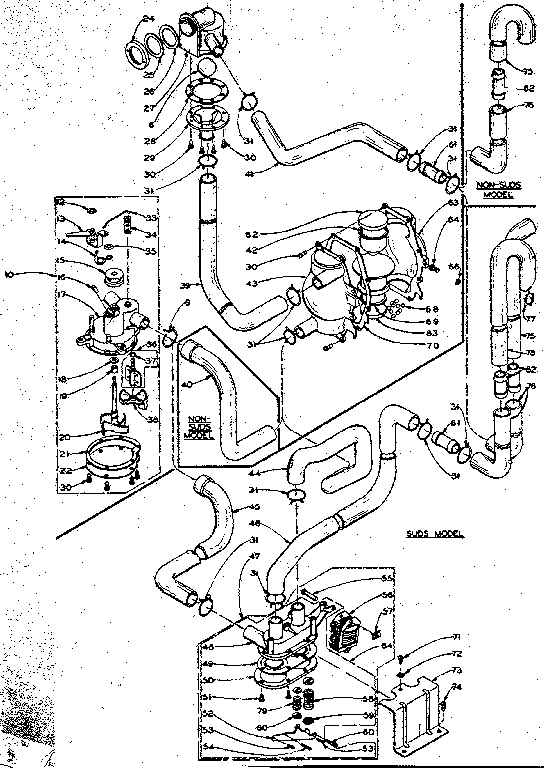 Kenmore 1106115863 water system diagram