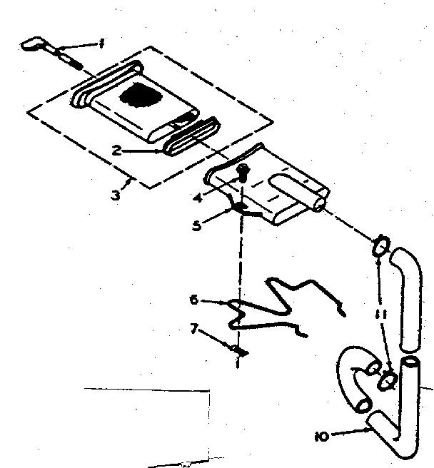 Kenmore 1106205254 filter assembly diagram