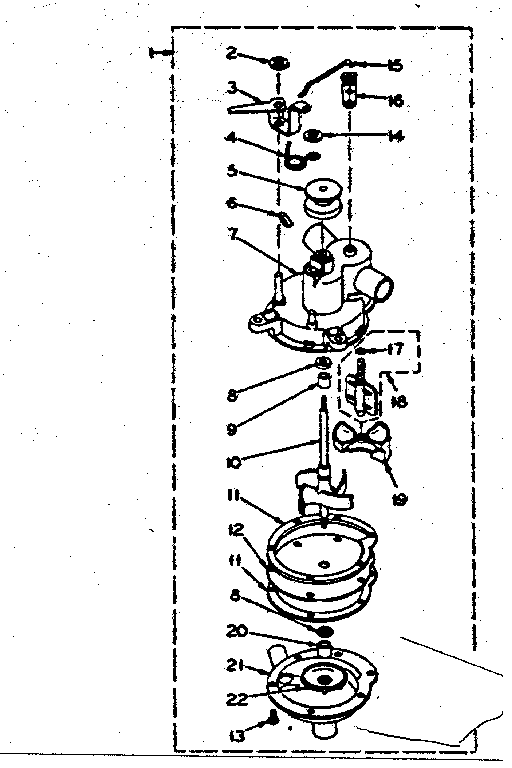 Kenmore 1106205400 pump assembly diagram