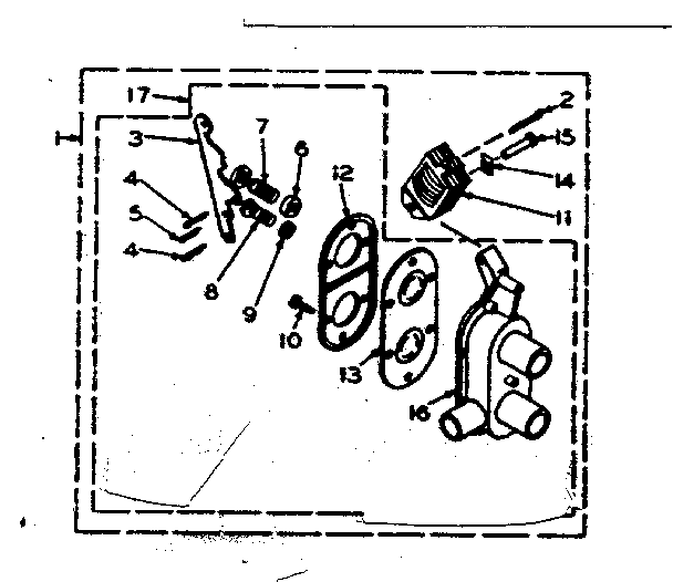 Kenmore 1106205401 two way valve assembly diagram