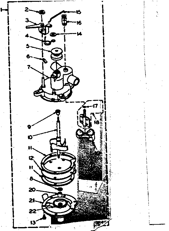 Kenmore 1106204753 pump assembly diagram