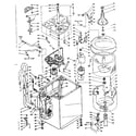 Kenmore 1106204600 machine sub-assembly diagram