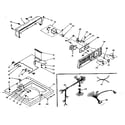 Kenmore 1106204600 top and console assembly diagram