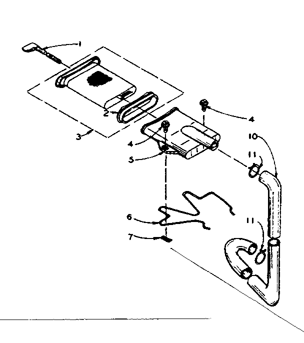 Kenmore 1106205102 filter assembly diagram