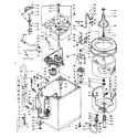 Kenmore 1106204104 machine sub-assembly diagram