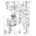 Kenmore 1106205760 machine sub assembly diagram