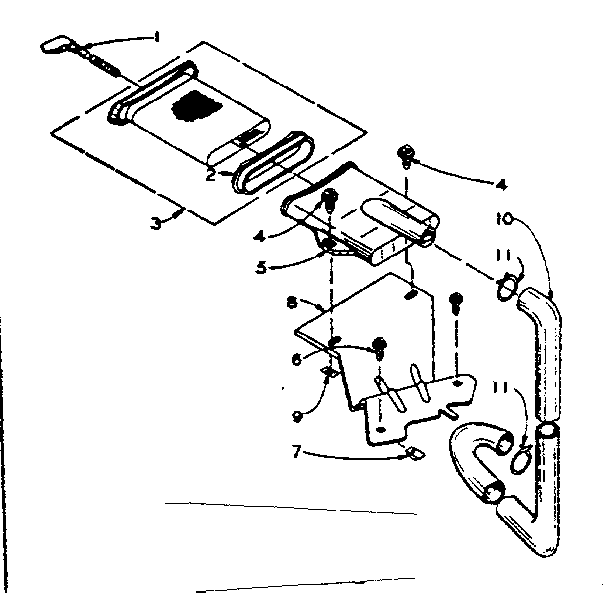 Kenmore 1106204652 filter assembly diagram