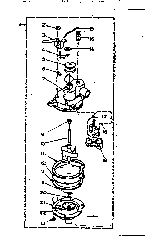 Kenmore 1106204653 pump assembly diagram