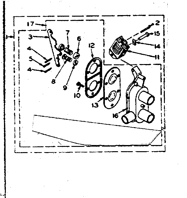 Kenmore 1106205751 two way valve assembly diagram