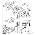 Kenmore 1106204853 top and console assembly diagram