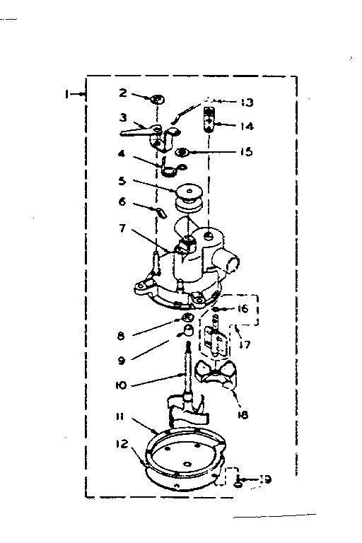 Kenmore 1106204000 pump assembly diagram