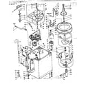Kenmore 1106204002 machine sub-assembly diagram