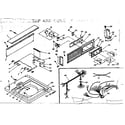Kenmore 1106204704 top and console assembly diagram