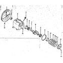 Craftsman 10217311 flywheel/base and cup assembly diagram