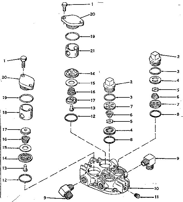 Craftsman 10217310 cylinder head assembly diagram